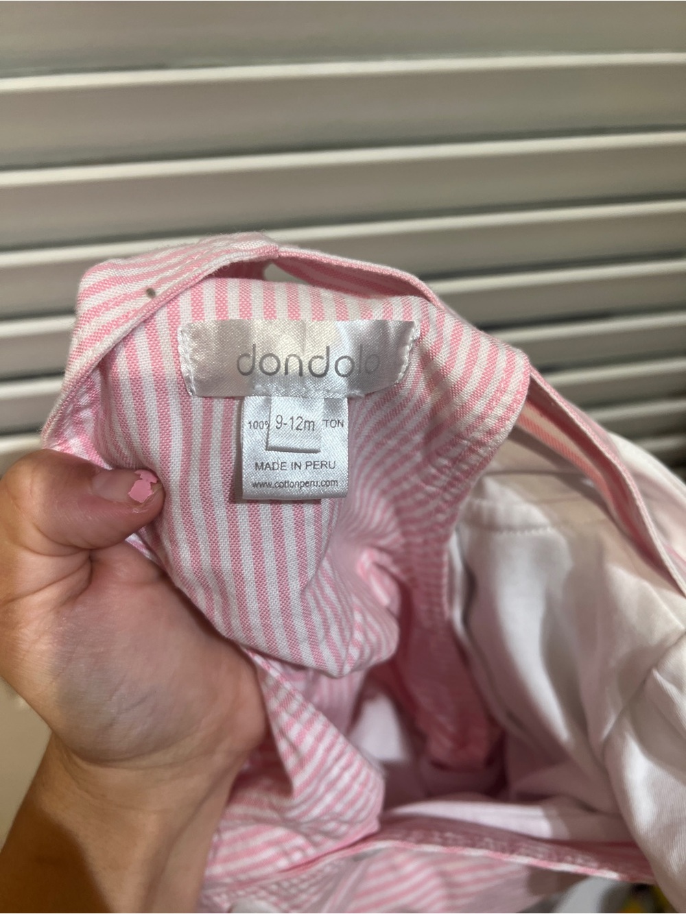 The Beaufort Bonnet Company Pink Striped Overalls with White Puff Sleeve Top - Picture 9 of 9